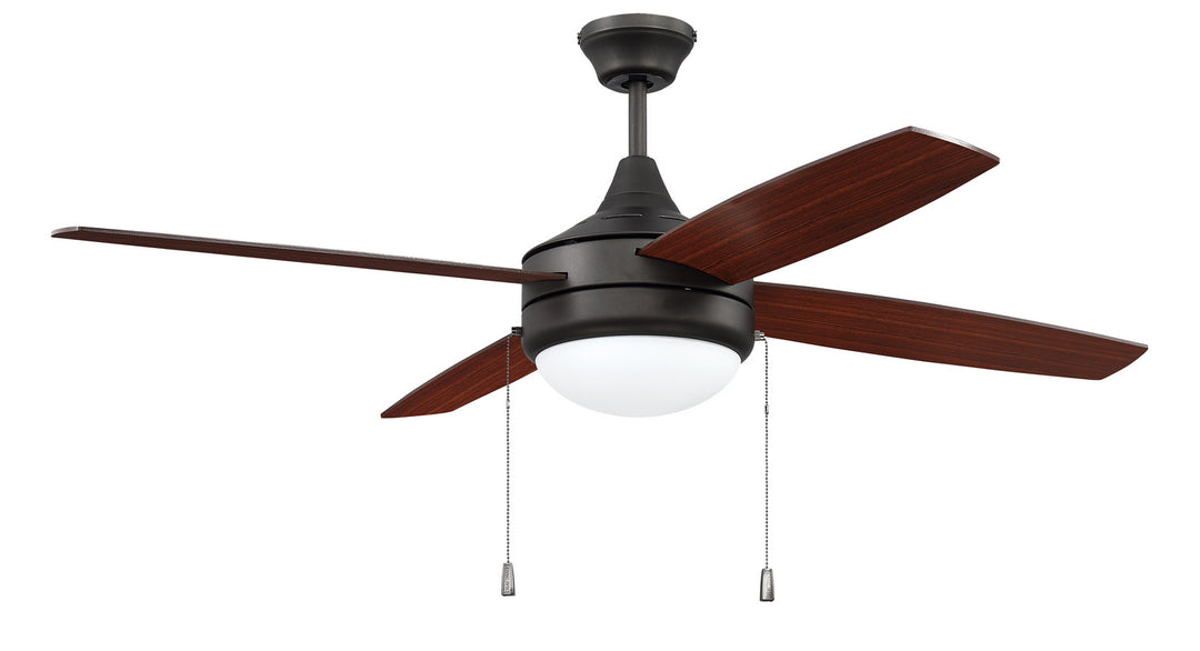Craftmade Phaze 4 Blade 52" Pull Chain AC Ceiling Fan with LED Light