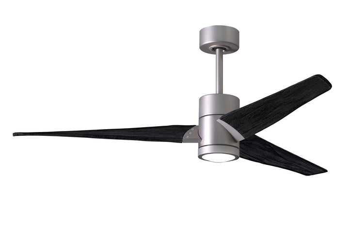 Matthews Fan Company Super Janet 60"Indoor/Outdoor DC LED Ceiling Fan with Remote and Wall Control