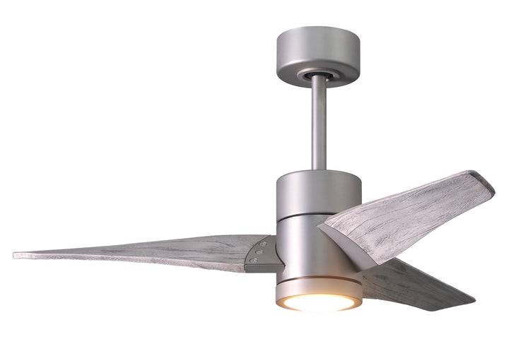 Matthews Fan Company Super Janet 42" Indoor/Outdoor DC LED Ceiling Fan with Remote and Wall Control