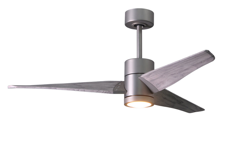 Matthews Fan Company Super Janet 52" Indoor/Outdoor DC LED Ceiling Fan with Remote and Wall Control