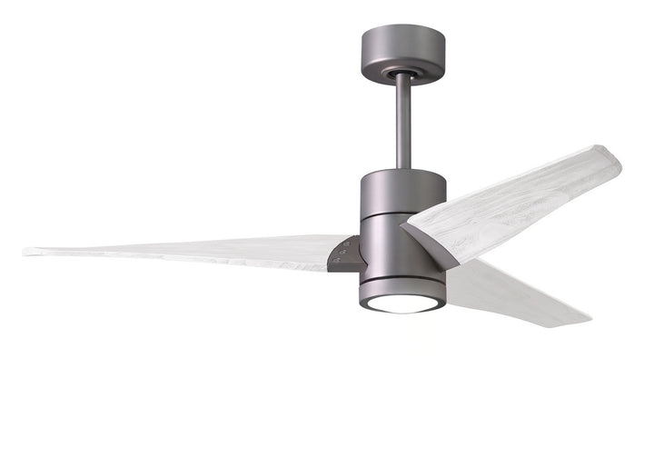 Matthews Fan Company Super Janet 52" Indoor/Outdoor DC LED Ceiling Fan with Remote and Wall Control