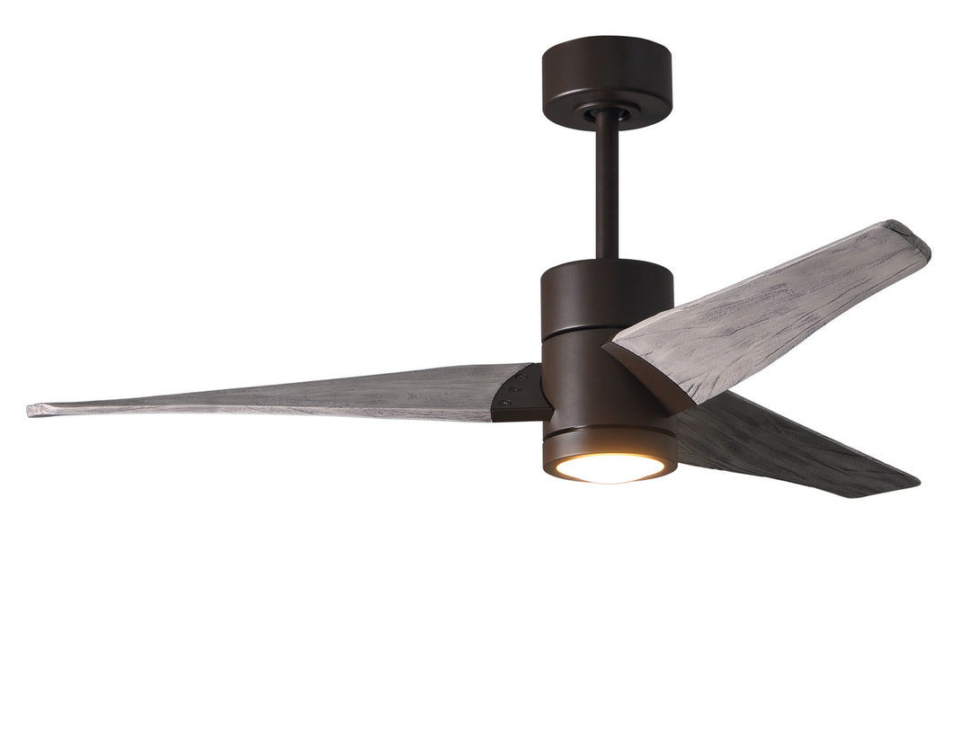 Matthews Fan Company Super Janet 52" Indoor/Outdoor DC LED Ceiling Fan with Remote and Wall Control