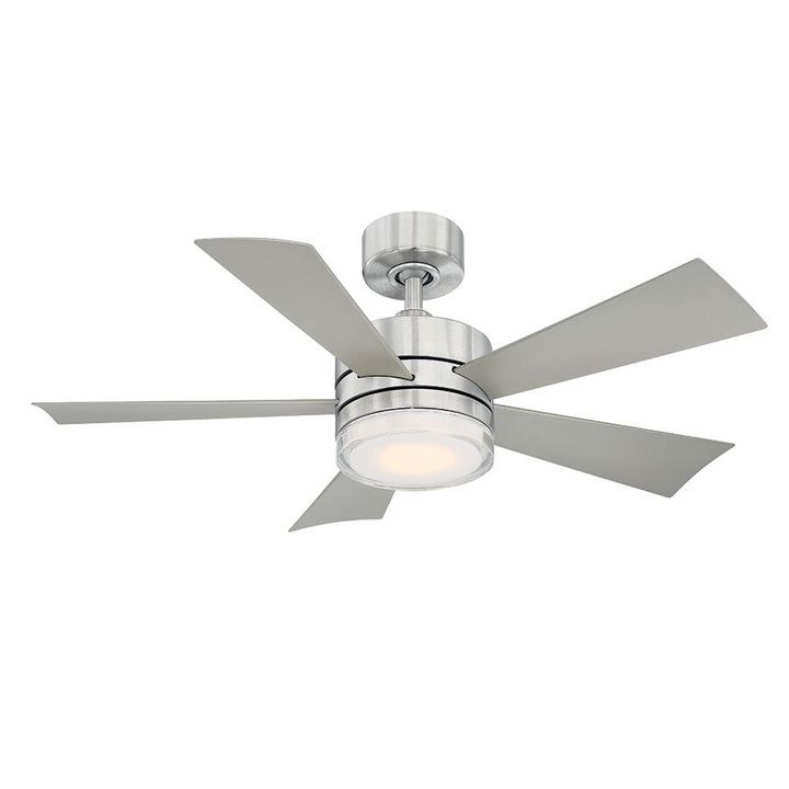 Modern Forms Fans Wynd Smart Outdoor DC Ceiling Fan with 19.5W CCT LED and Remote Control