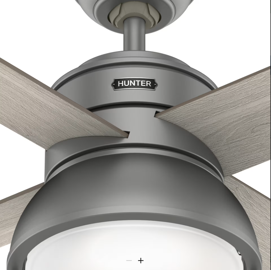 Hunter Fan Loki Pull Chain Ceiling Fan with 18W LED