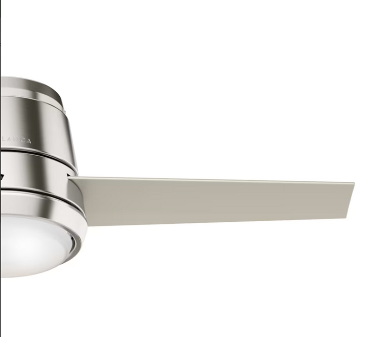 Casablanca Commodus Indoor Flushmount Ceiling Fan with 24W LED and Wall Control