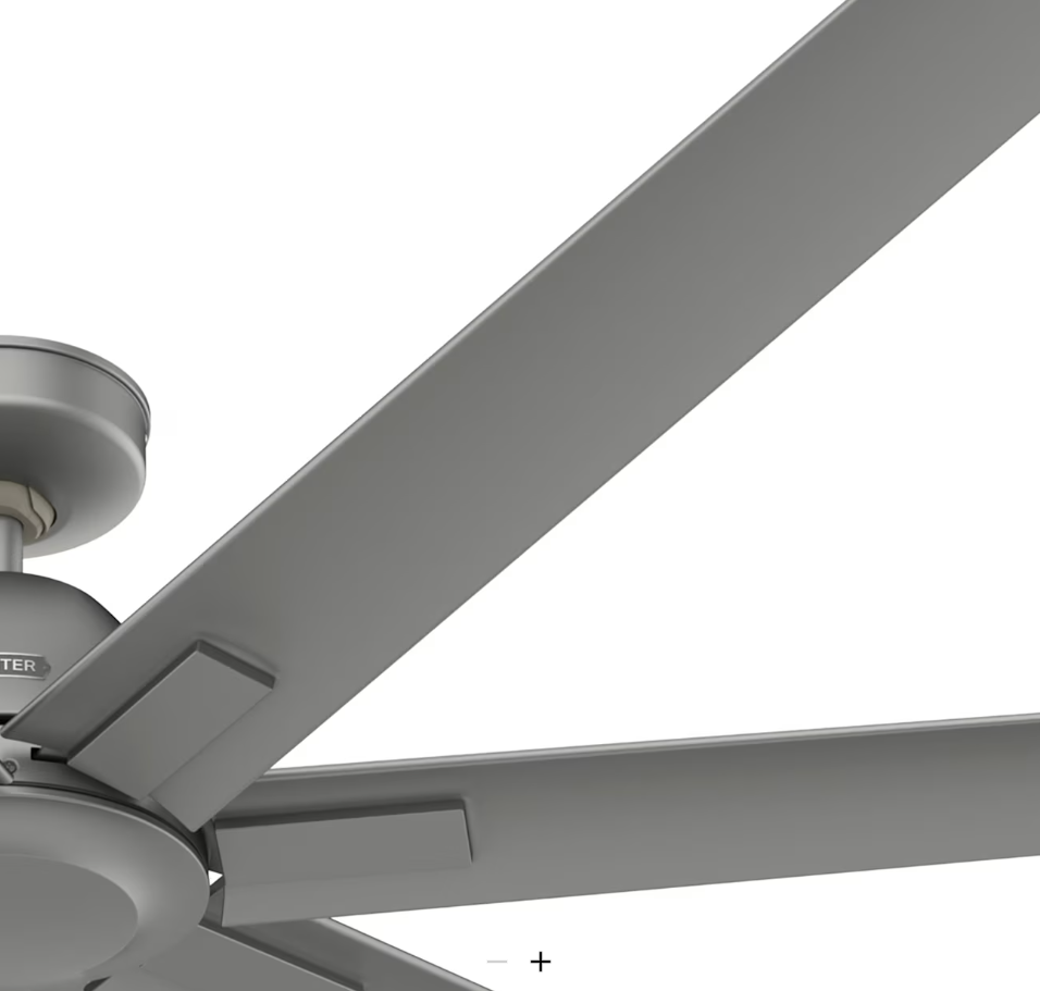 Hunter Fan Downtown Outdoor Ceiling Fan with Wall Control