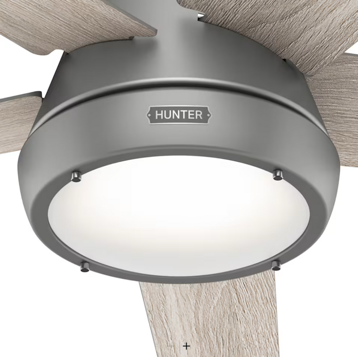 Hunter Fan Burroughs 52" Ceiling Fan with 18W LED and Remote