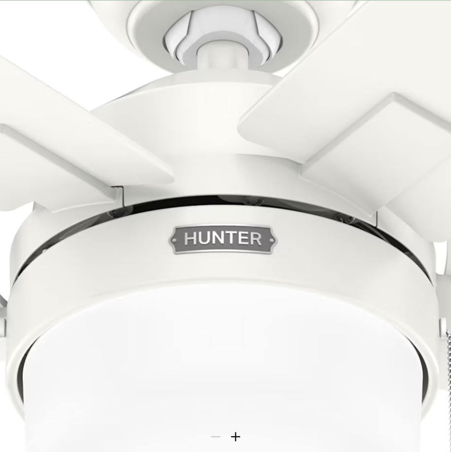 Hunter Fan Anisten Pull Chain Ceiling Fan with 13W LED