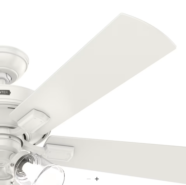 Hunter Fan Crestfield 52" Ceiling Fan with 21W LED and Remote