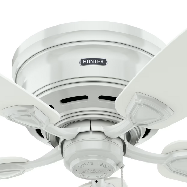 Hunter Fan Sea Wind 48" Outdoor Flushmount Pull Chain Ceiling Fan