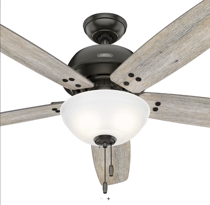 Hunter Fan Reveille 60"  Indoor Pull Chain Ceiling Fan with 27W LED