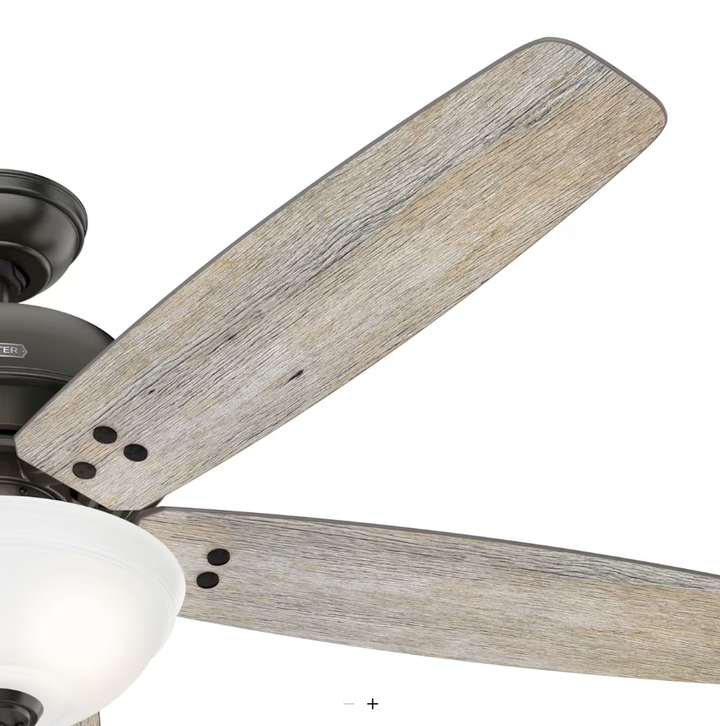 Hunter Fan Reveille 60"  Indoor Pull Chain Ceiling Fan with 27W LED