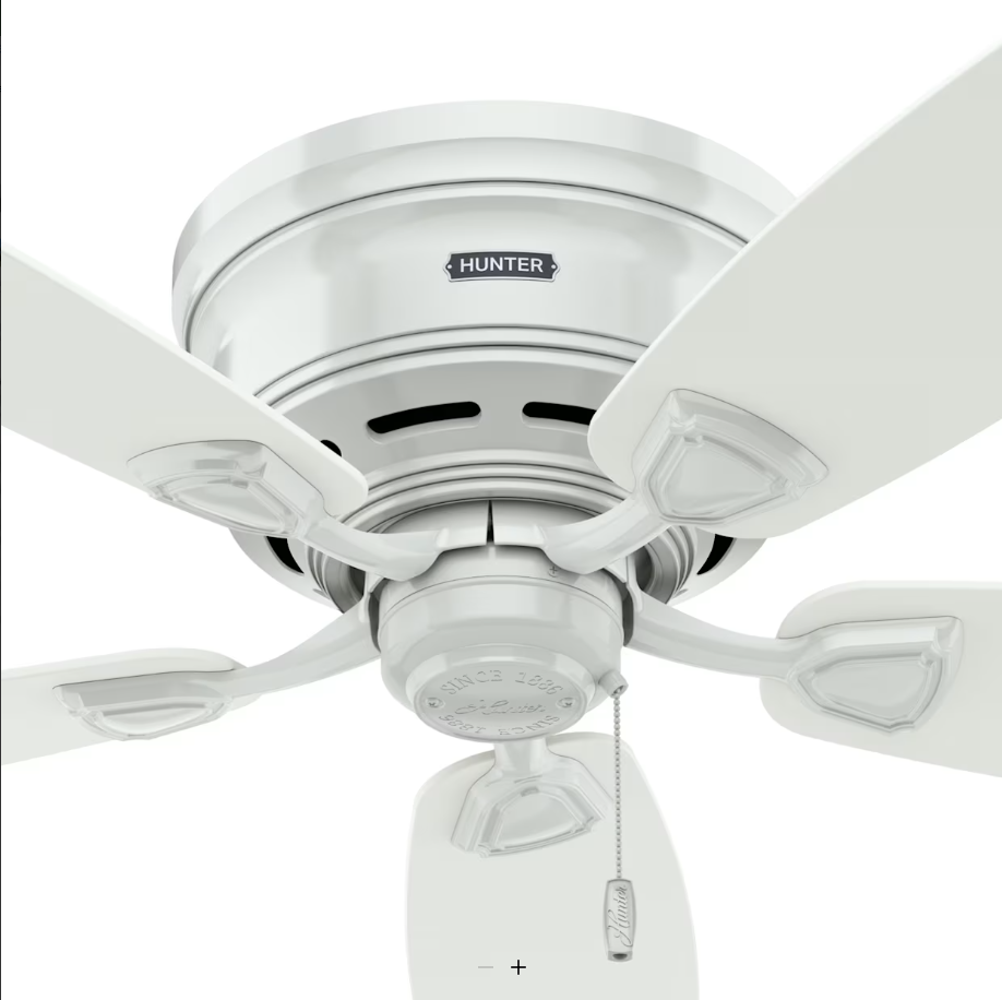 Hunter Fan Sea Wind 48" Outdoor Flushmount Pull Chain Ceiling Fan