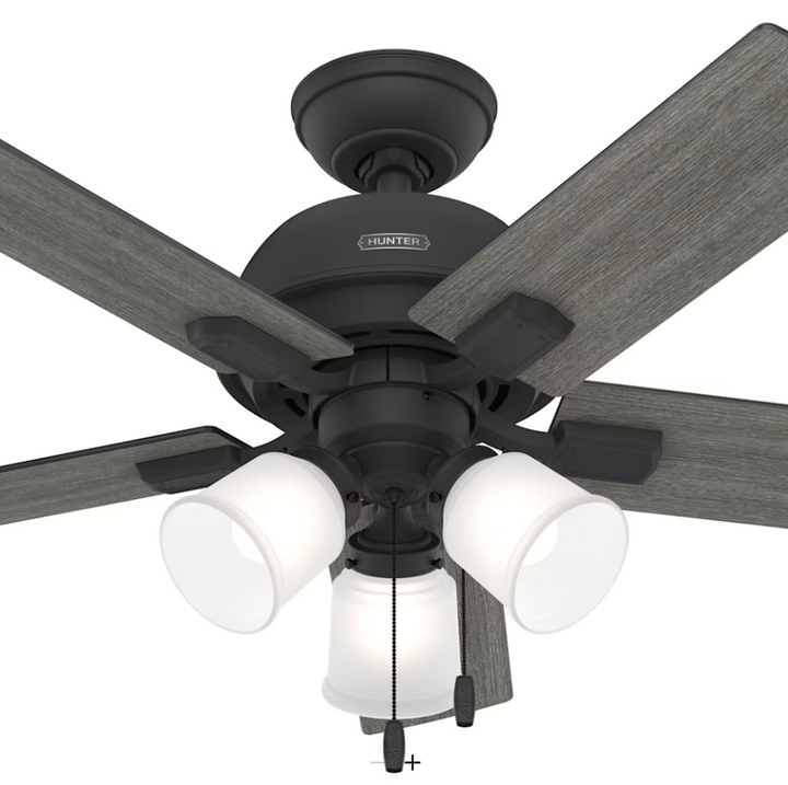 Hunter Fan Crystal Peak 44" Pull Chain Ceiling Fan with 21W LED