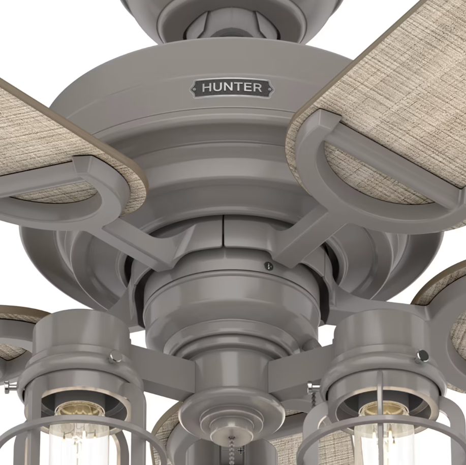 Hunter Fan Starklake 52" Indoor/Outdoor Pull Chain Ceiling Fan with 10.5W LED