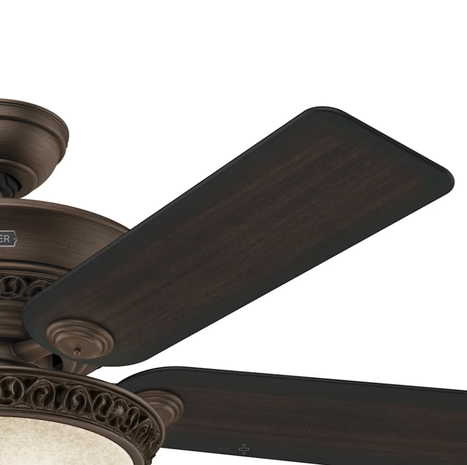 Hunter Fan Italian Countryside 52" Indoor Pull Chain Ceiling Fan with 6.5W LED in P.A Cocoa