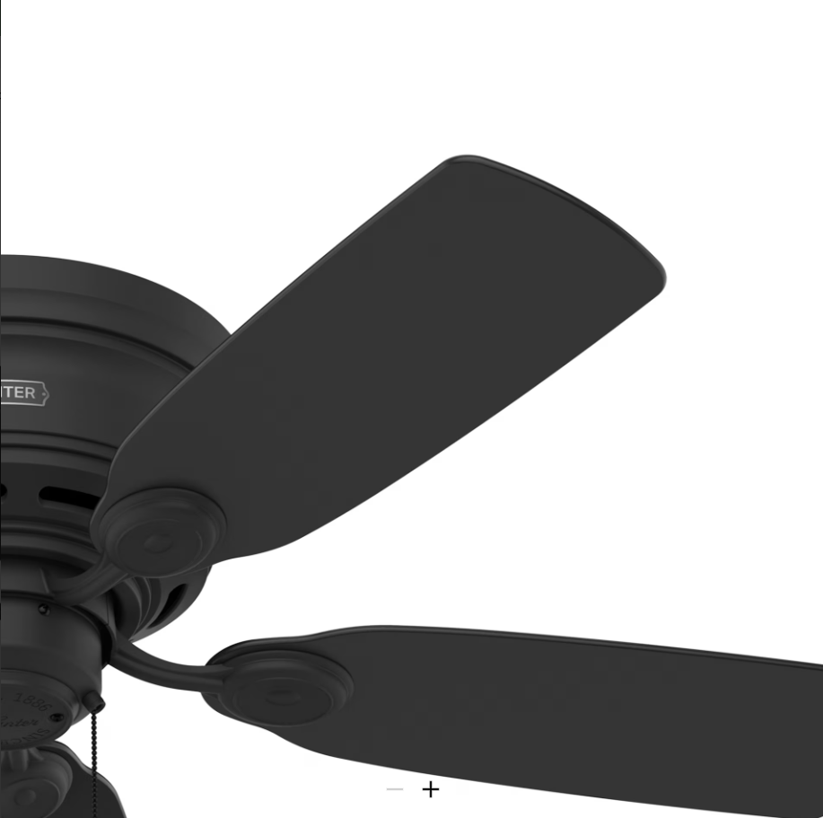 Hunter Fan Low Profile IV 42" Indoor Flushmount Pull Chain Ceiling Fan