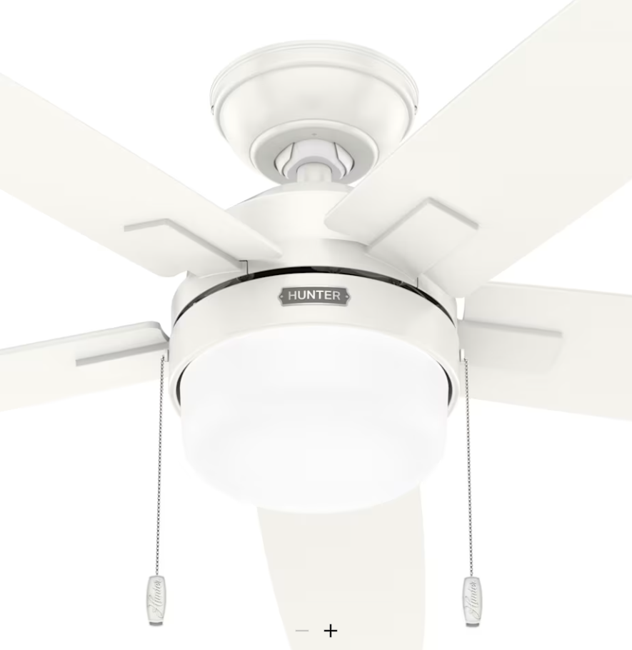 Hunter Fan Anisten Pull Chain Ceiling Fan with 13W LED