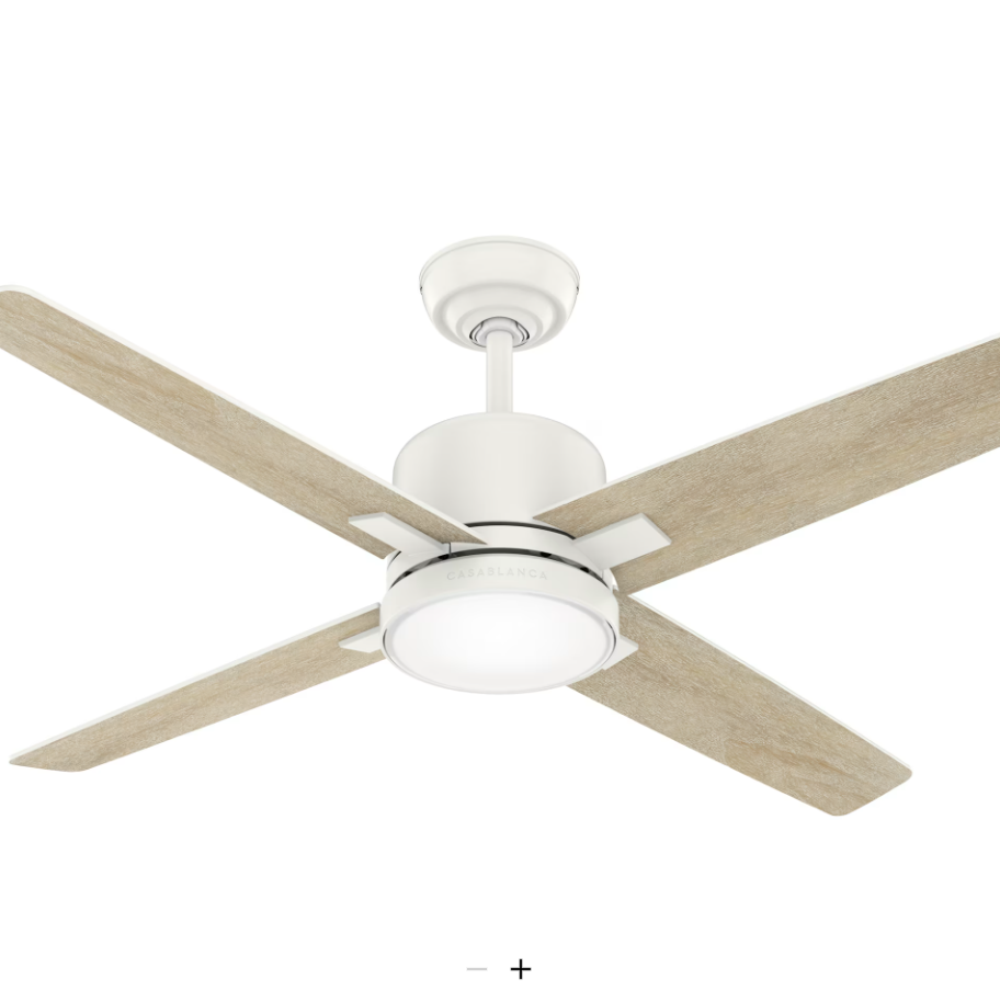 Casablanca Axial 52" Indoor Ceiling Fan with 16WLED and Wall Control