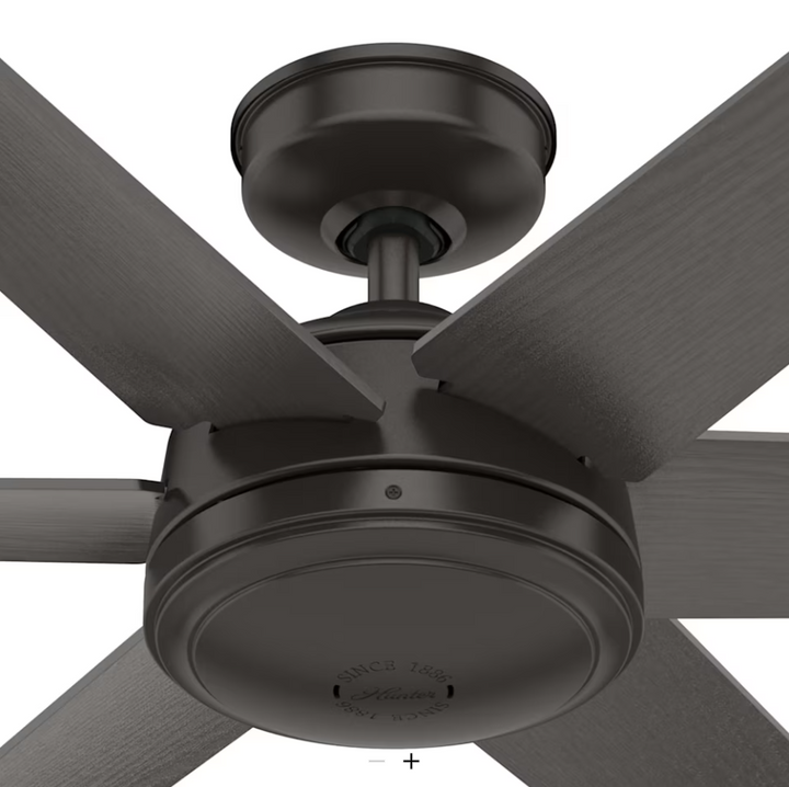 Hunter Fan Jetty 52" Outdoor Ceiling Fan with Wall Control