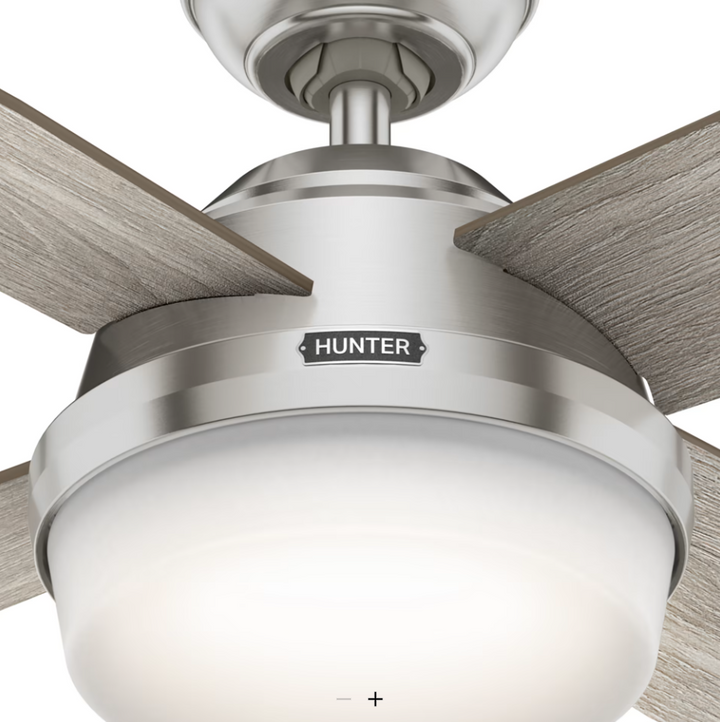 Hunter Fan Dempsey Indoor Ceiling Fan with 18W LED and Remote