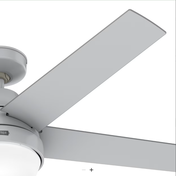 Hunter Fan Aerodyne 52" Smart Ceiling Fan with 18W LED and Remote