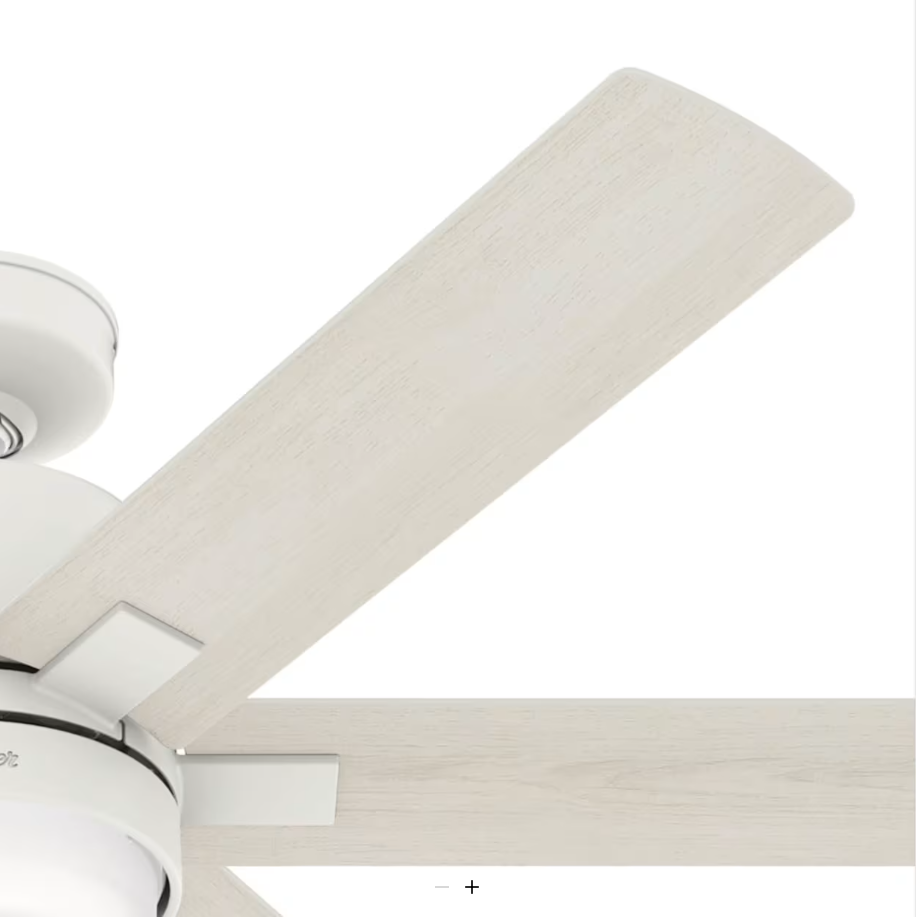 Hunter Fan Radeon Smart Indoor Ceiling Fan with 14W LED and Wall Control