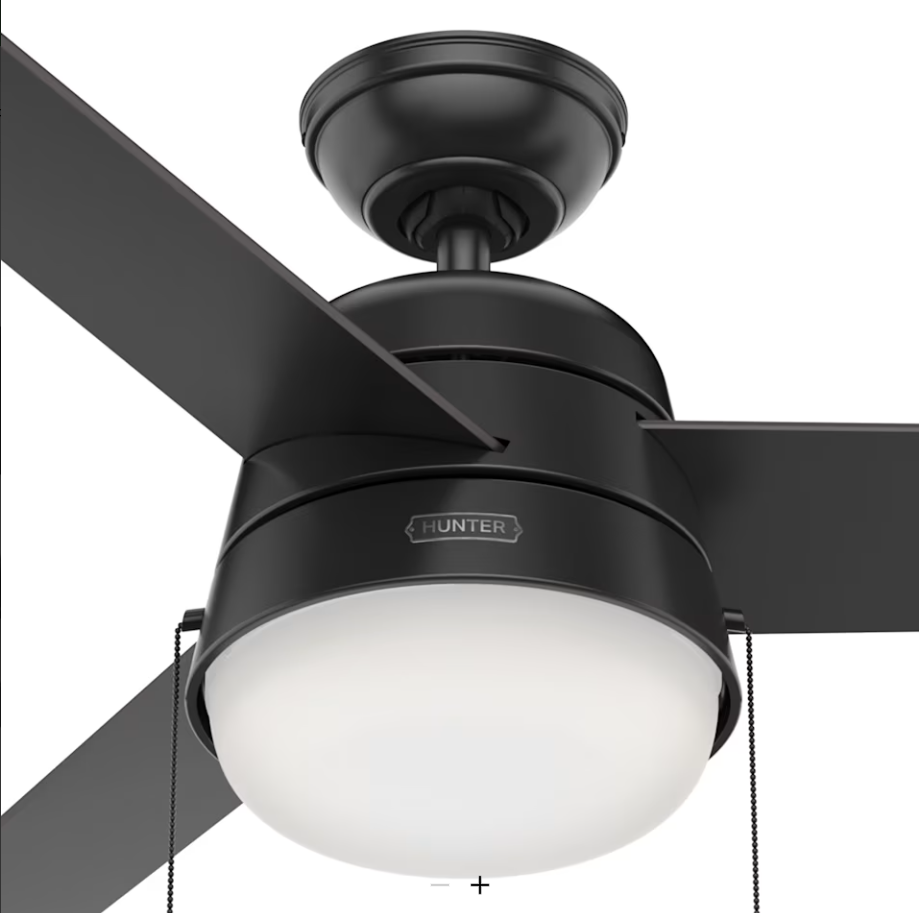 Hunter Fan Aker 52" Indoor/Outdoor Pull Chain Ceiling Fan with 18W LED