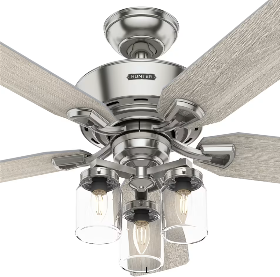 Hunter Fan Devon Park 52" Ceiling Fan with 10W LED and Remote