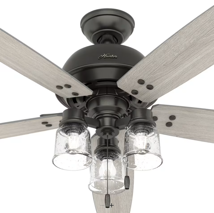 Hunter Fan Churchwell 60" Pull Chain Ceiling Fan with 13W LED