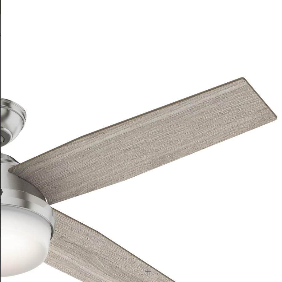 Hunter Fan Dempsey Indoor Ceiling Fan with 18W LED and Remote