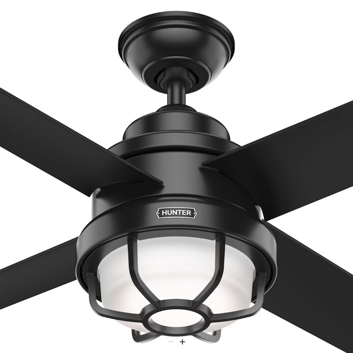 Hunter Fan Searow 54" Outdoor Ceiling Fan with 18W LED and Wall Control