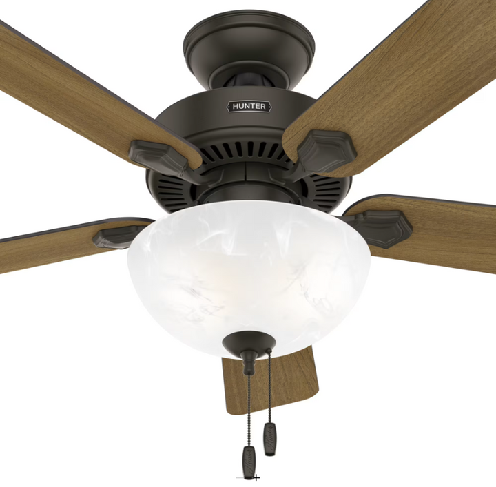 Hunter Fan Swanson 44" Indoor Pull Chain Ceiling Fan with 19.5W LED Bowl