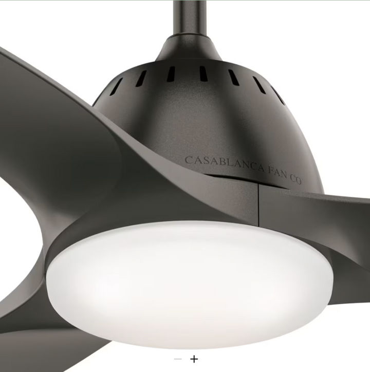 Casablanca Wisp Indoor Ceiling Fan with 18W LED and Remote