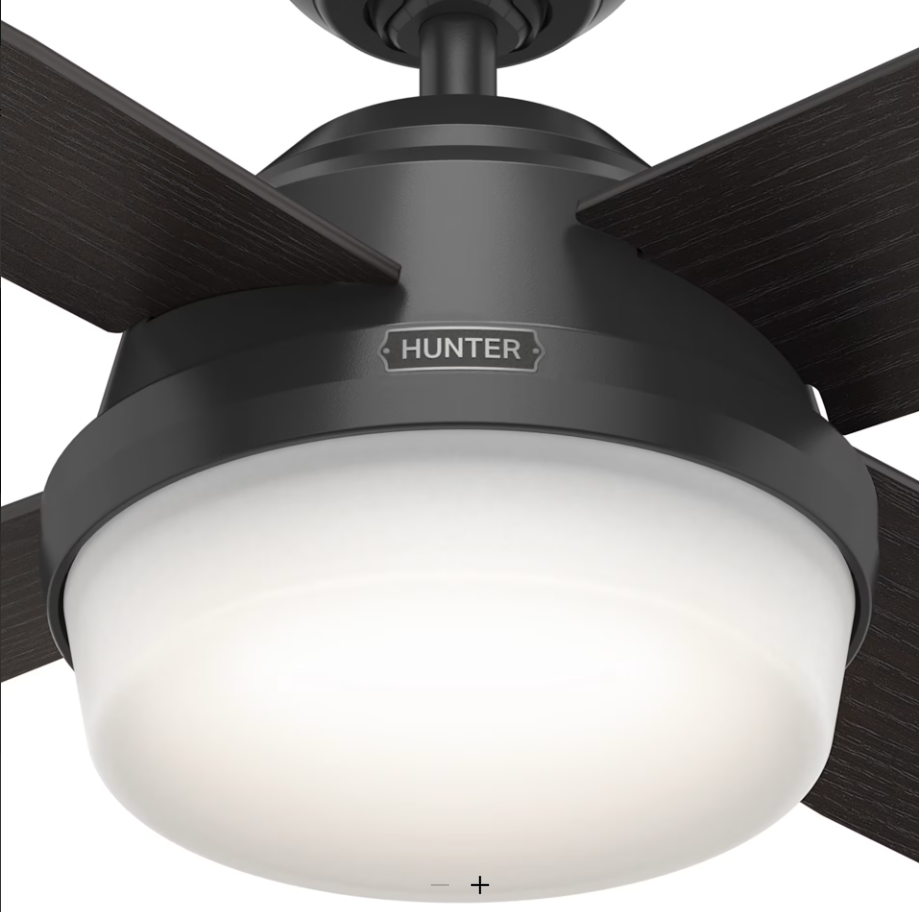 Hunter Fan Dempsey 52" Indoor/Outdoor Ceiling Fan with 18W LED and Remote