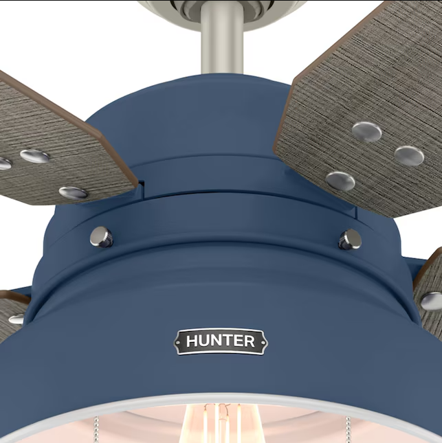 Hunter Fan Mill Valley 52" Indoor/Outdoor Pull Chain Ceiling Fan with 5W LED