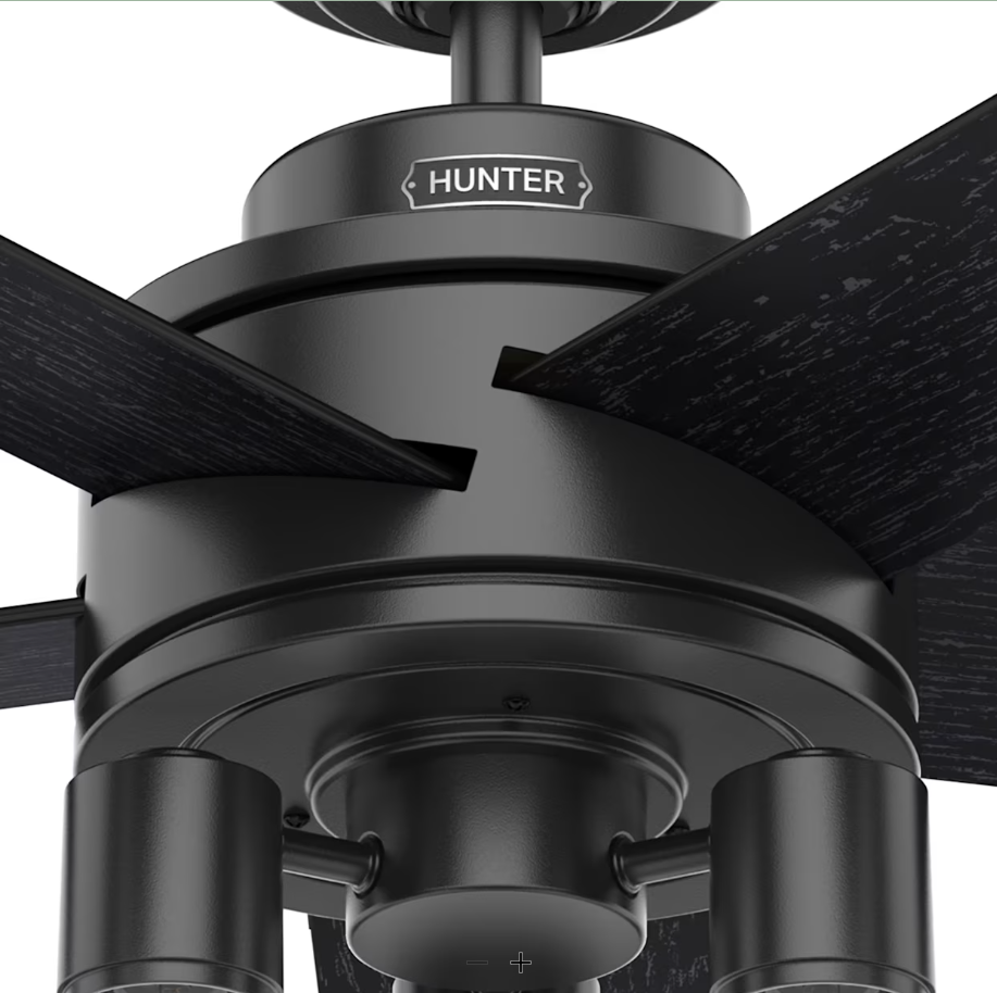 Hunter Fan Hardwick Ceiling Fan with 18W LED and Remote