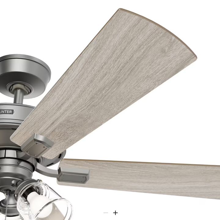 Hunter Fan Crestfield 52" Pull Chain Ceiling Fan with 21W LED