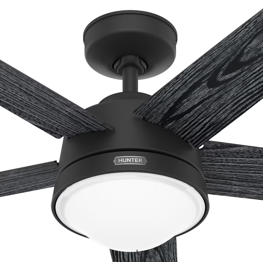 Hunter Fan Lykke 52" Indoor Ceiling Fan with 18W LED and Remote