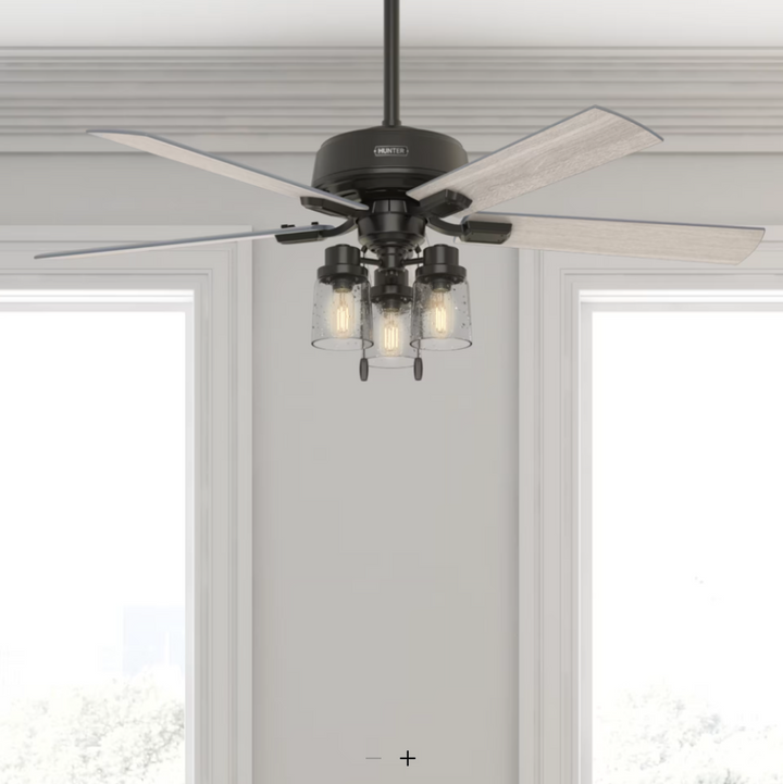 Hunter Fan Hartland Pull Chain Ceiling Fan with 10W LED