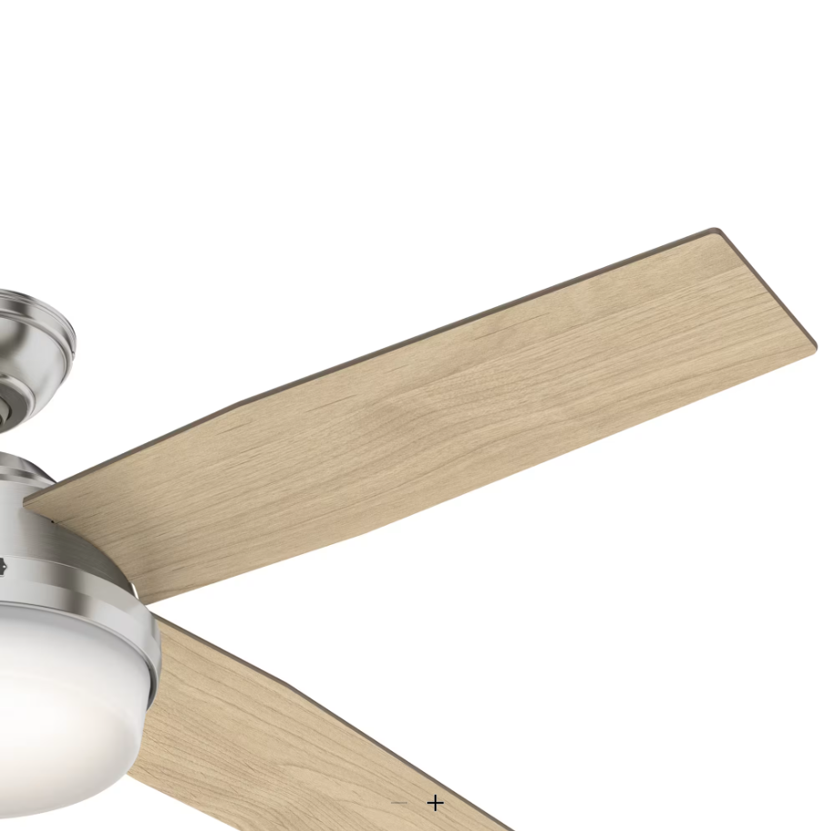 Hunter Fan Dempsey Indoor Ceiling Fan with 18W LED and Remote