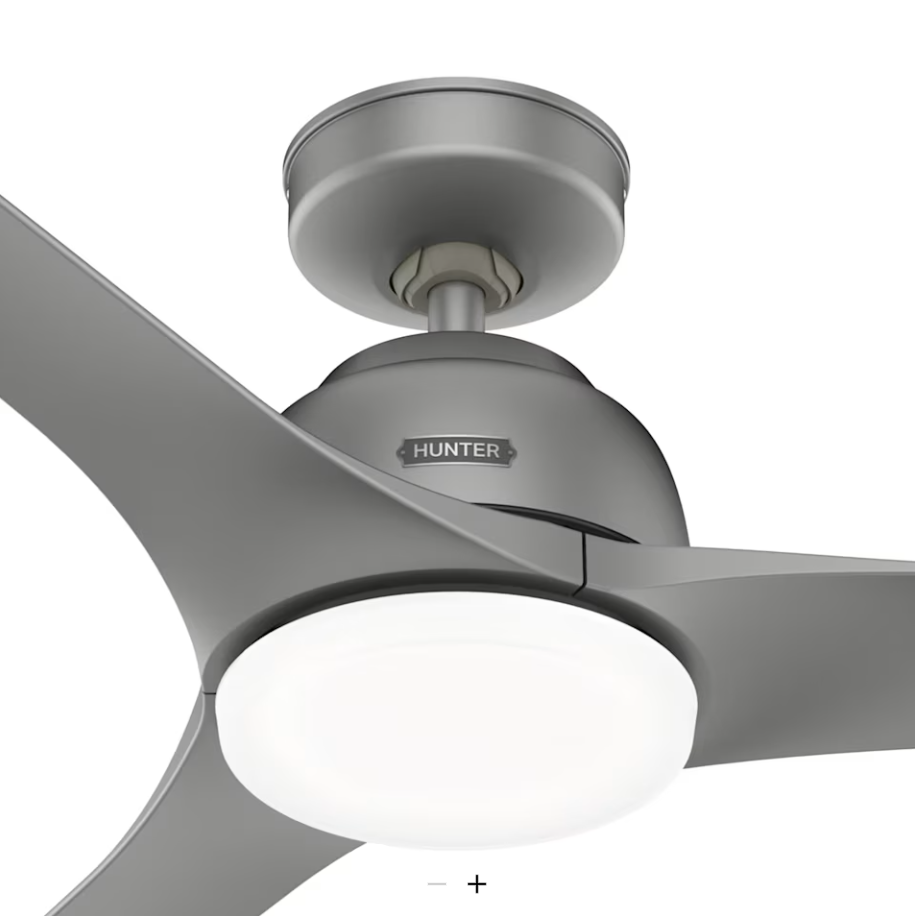 Hunter Fan Gallegos 52" Outdoor Ceiling Fan with Wall Control and 18W LED