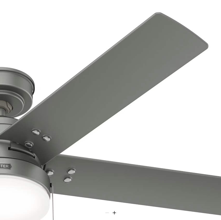 Hunter Fan Sea Point 52" Outdoor Pull Chain Ceiling Fan with 14W LED