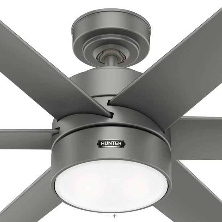 Hunter Fan Solaria Outdoor DC Ceiling Fan with LED and Wall Control