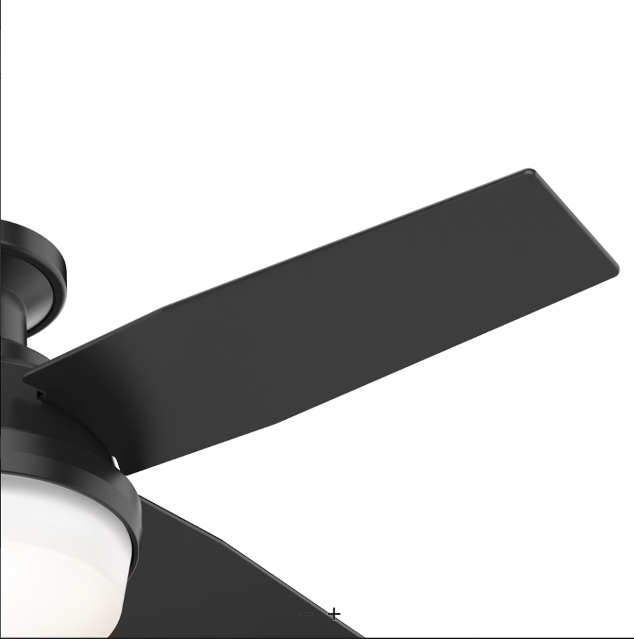 Hunter Fan Dempsey Indoor/Outdoor 44" Flushmount Ceiling Fan with 18W LED and Remote