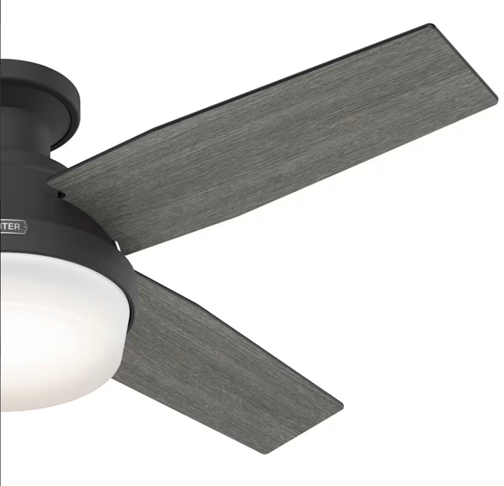 Hunter Fan Dempsey 44" Flushmount Ceiling Fan with 19W LED and Remote