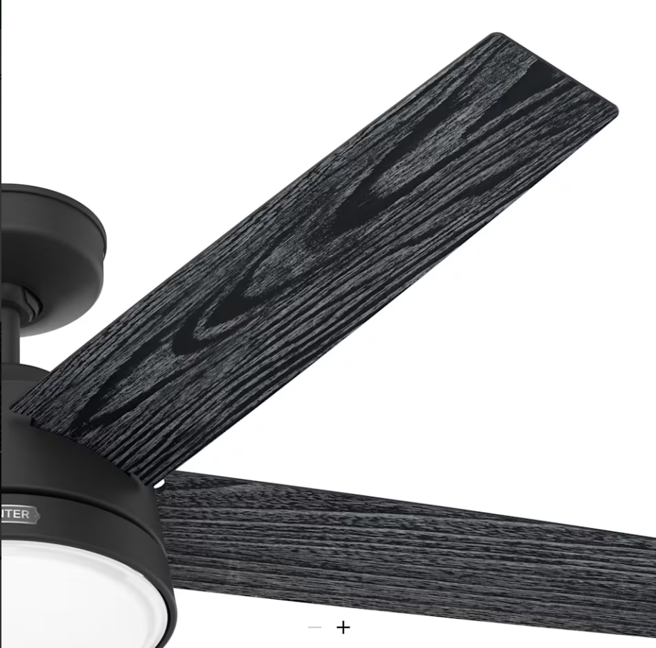 Hunter Fan Lykke 52" Indoor Ceiling Fan with 18W LED and Remote