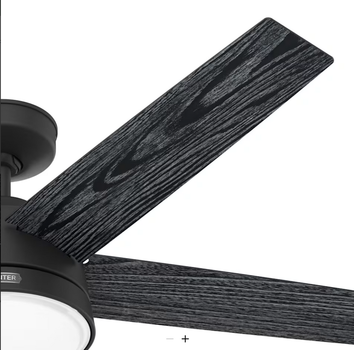 Hunter Fan Lykke 52" Indoor Ceiling Fan with 18W LED and Remote