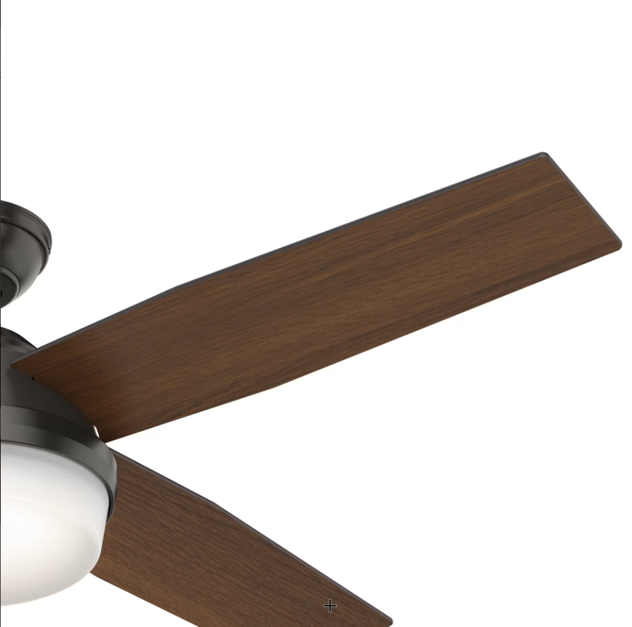 Hunter Fan Dempsey 52" Indoor/Outdoor Ceiling Fan with 18W LED and Remote