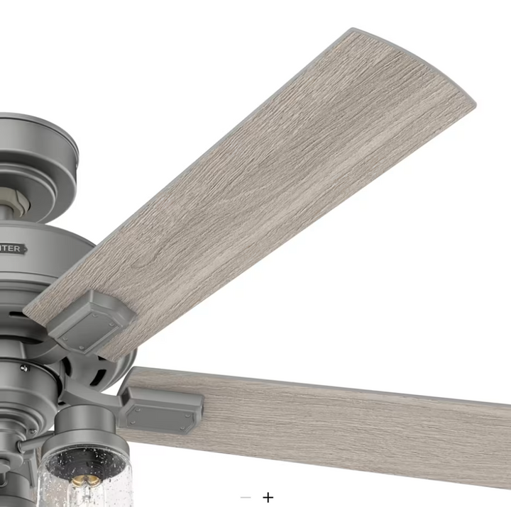 Hunter Fan Hartland 52" Ceiling Fan with 10W LED and Remote